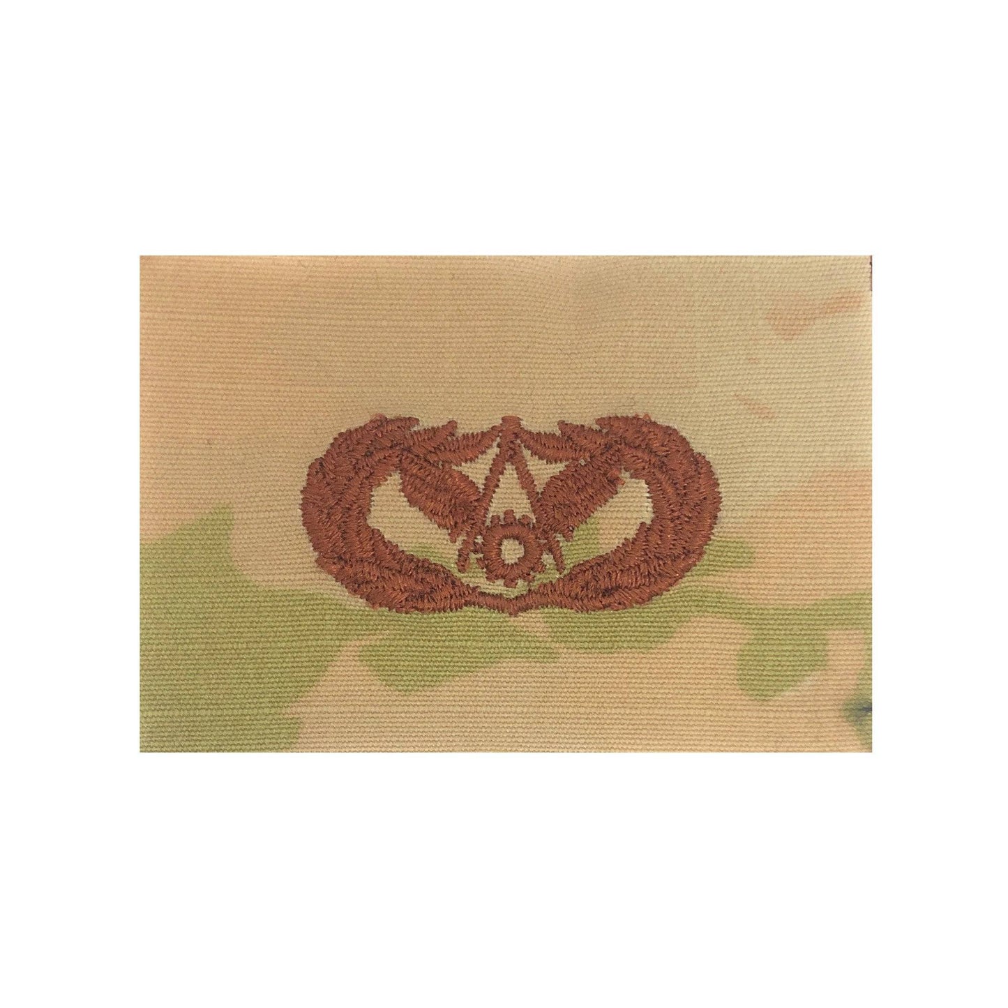 US Air Force Civil Engineer Basic OCP Spice Brown Sew-on Badge - Sta-Brite Insignia Inc.