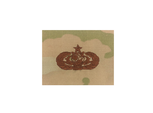 Air Force Cyberspace Support (SR) Ocp Spice Brown sew-on Badge - Sta-Brite Insignia Inc.