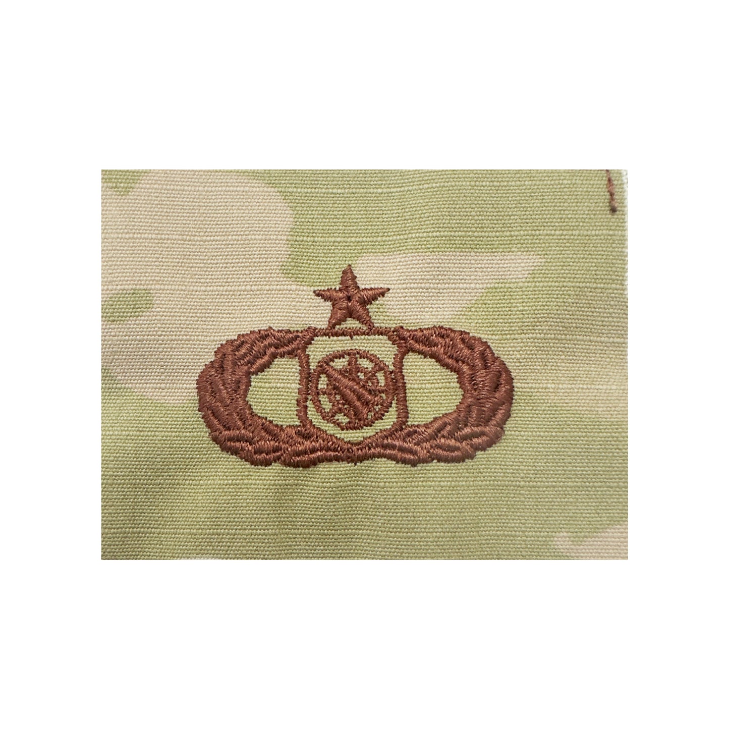 U.S. Air Force Weapons Controller Senior OCP Spice Brown Badge - Sta-Brite Insignia Inc.