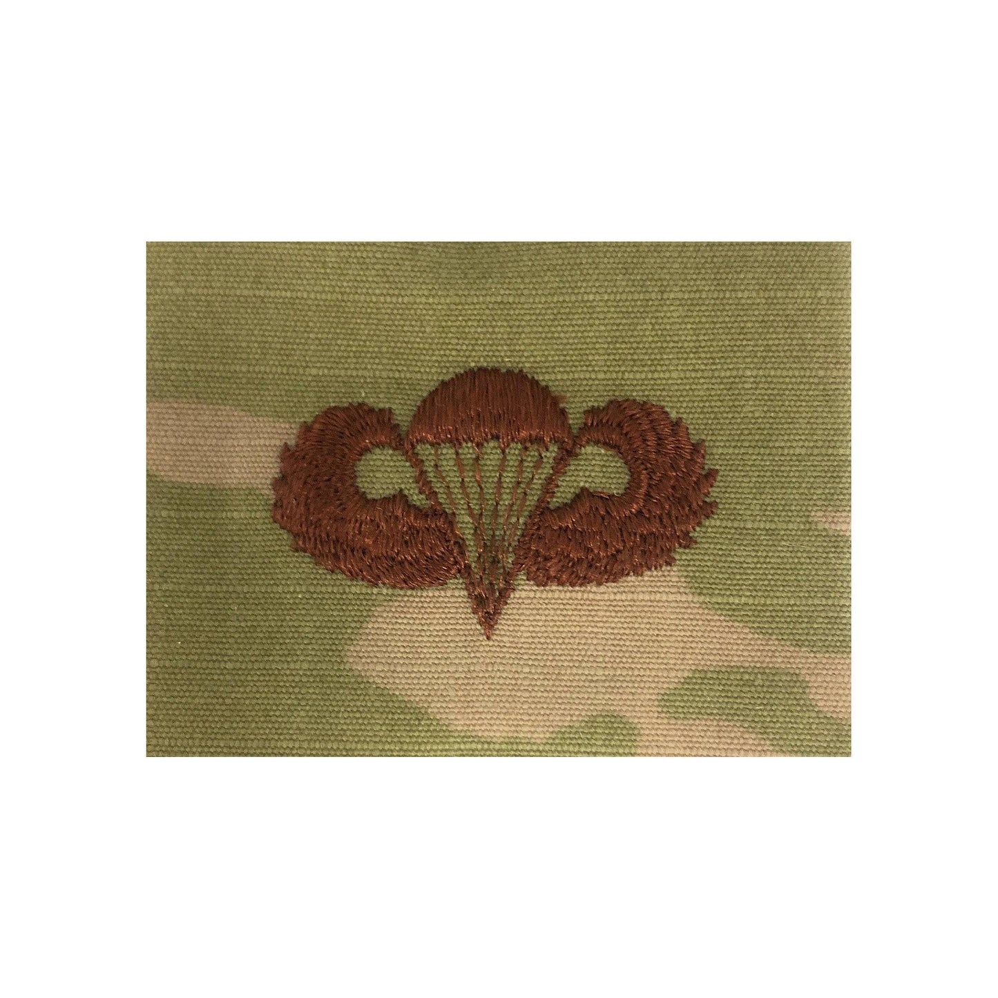 US Air Force Parachutist Basic OCP Spice Brown Sew-on Badge Free Standard Shipping in the USA - Sta-Brite Insignia Inc.