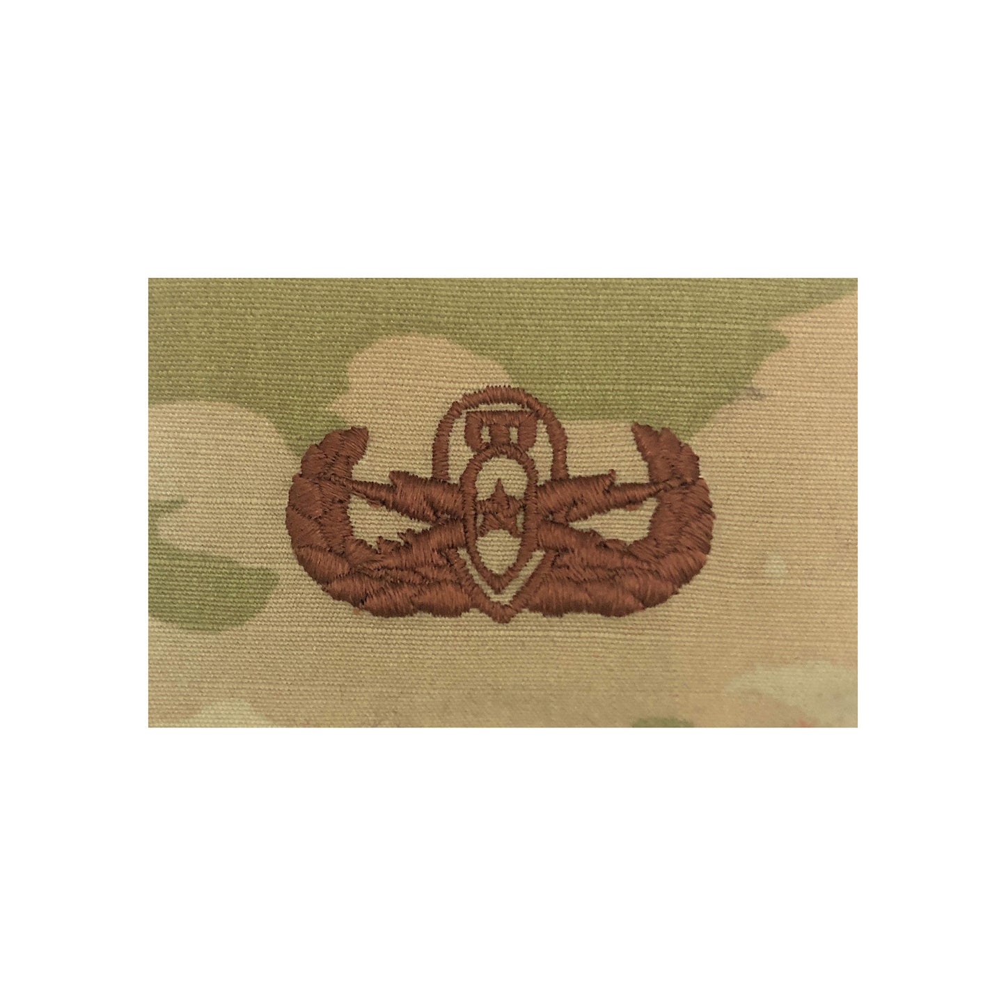 US Air Force Explosive Ordinance Disposal EOD Supervisor Senior OCP Spice Brown Sew-on Badge - Sta-Brite Insignia Inc.