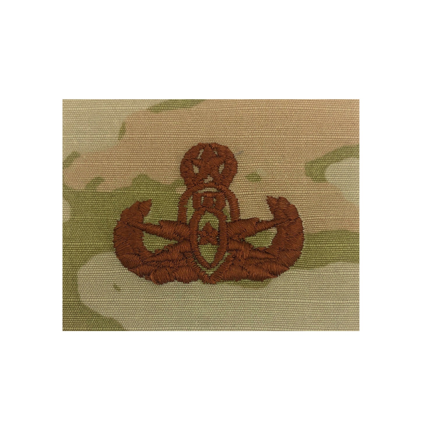 US Air Force Explosive Ordnance Disposal EOD Master OCP Spice Brown Badge - Sta-Brite Insignia Inc.