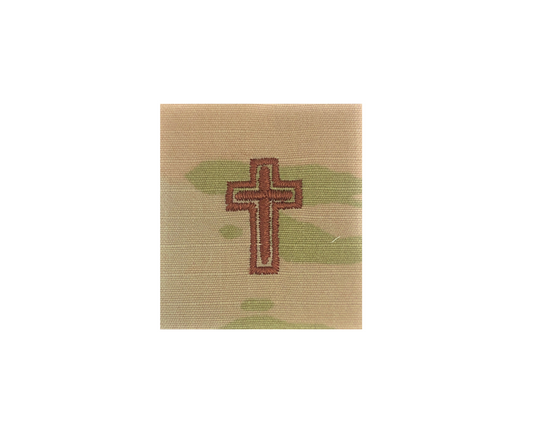 U.S. Air Force Catholic Chaplain OCP Spice Brown Badge - Sta-Brite Insignia Inc.