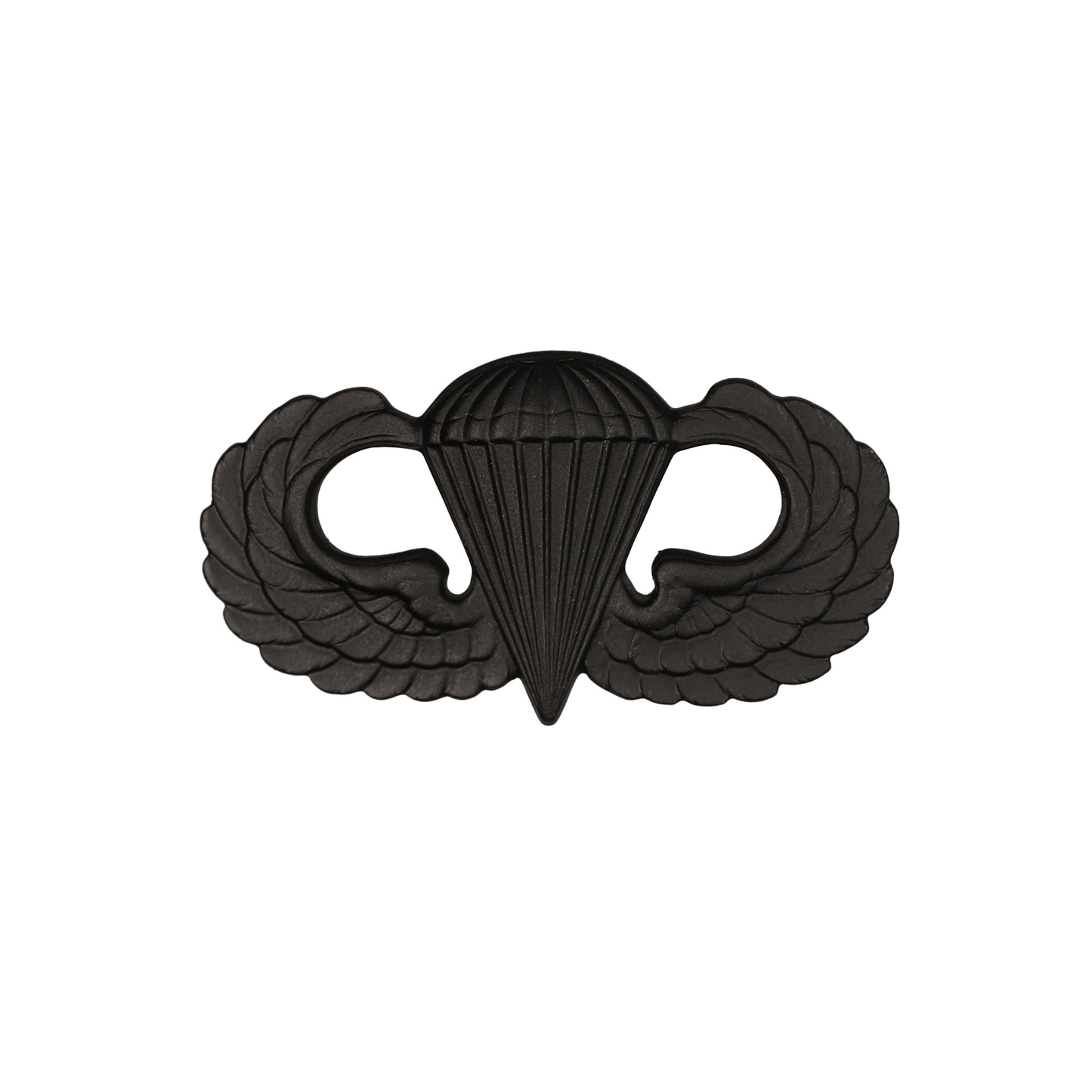 U.S. Army Parachutists Jump Wings (Basic) Sta-Brite® Black Metal Pin-on Badge - Sta-Brite Insignia Inc.