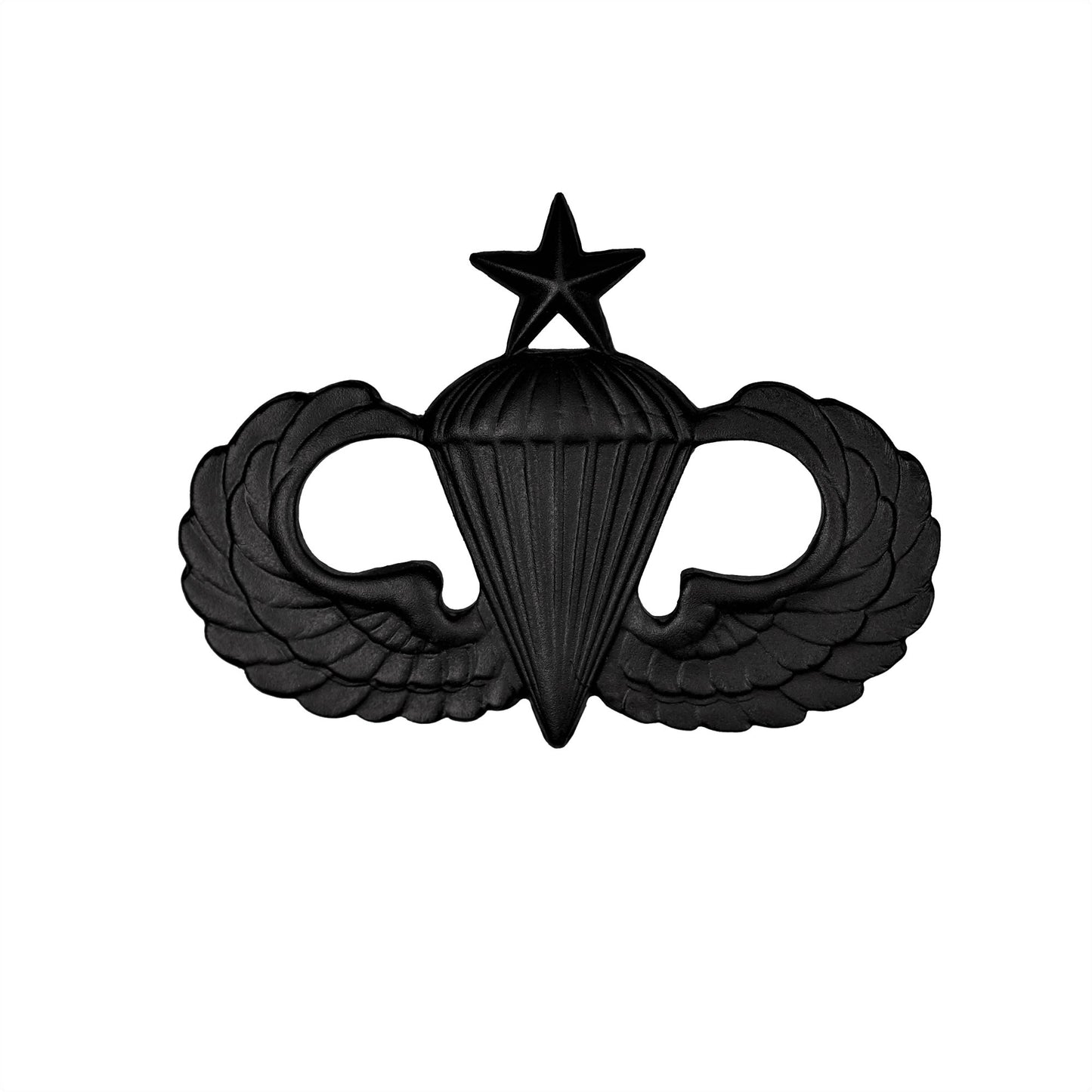 U.S. Army Parachutists (Jump Wings) Senior STA-BRITE® BLACK Metal Pin-on Badge - Sta-Brite Insignia Inc.