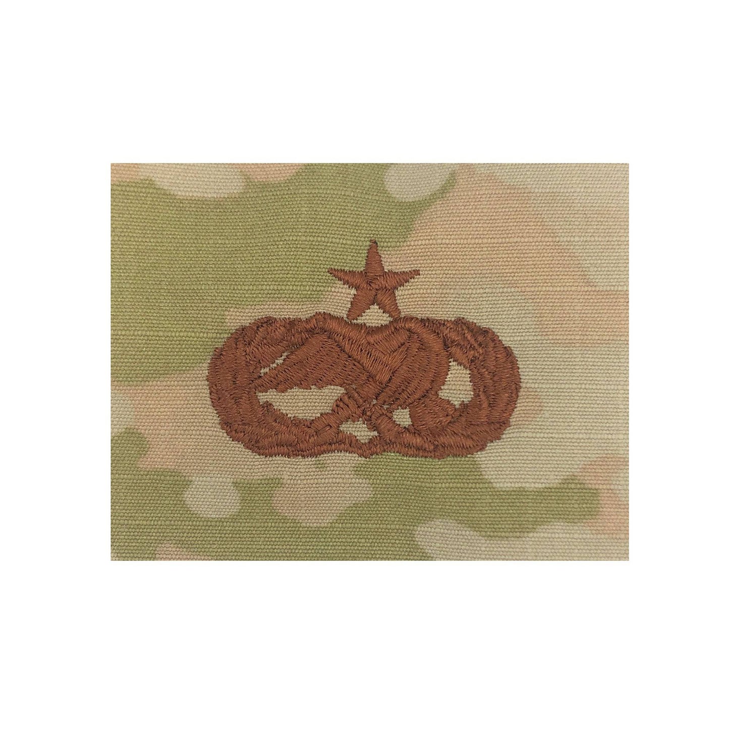 US Air Force Maintenance Senior OCP Spice Brown Sew-on Badge Free Standard Shipping in the USA. - Sta-Brite Insignia Inc.