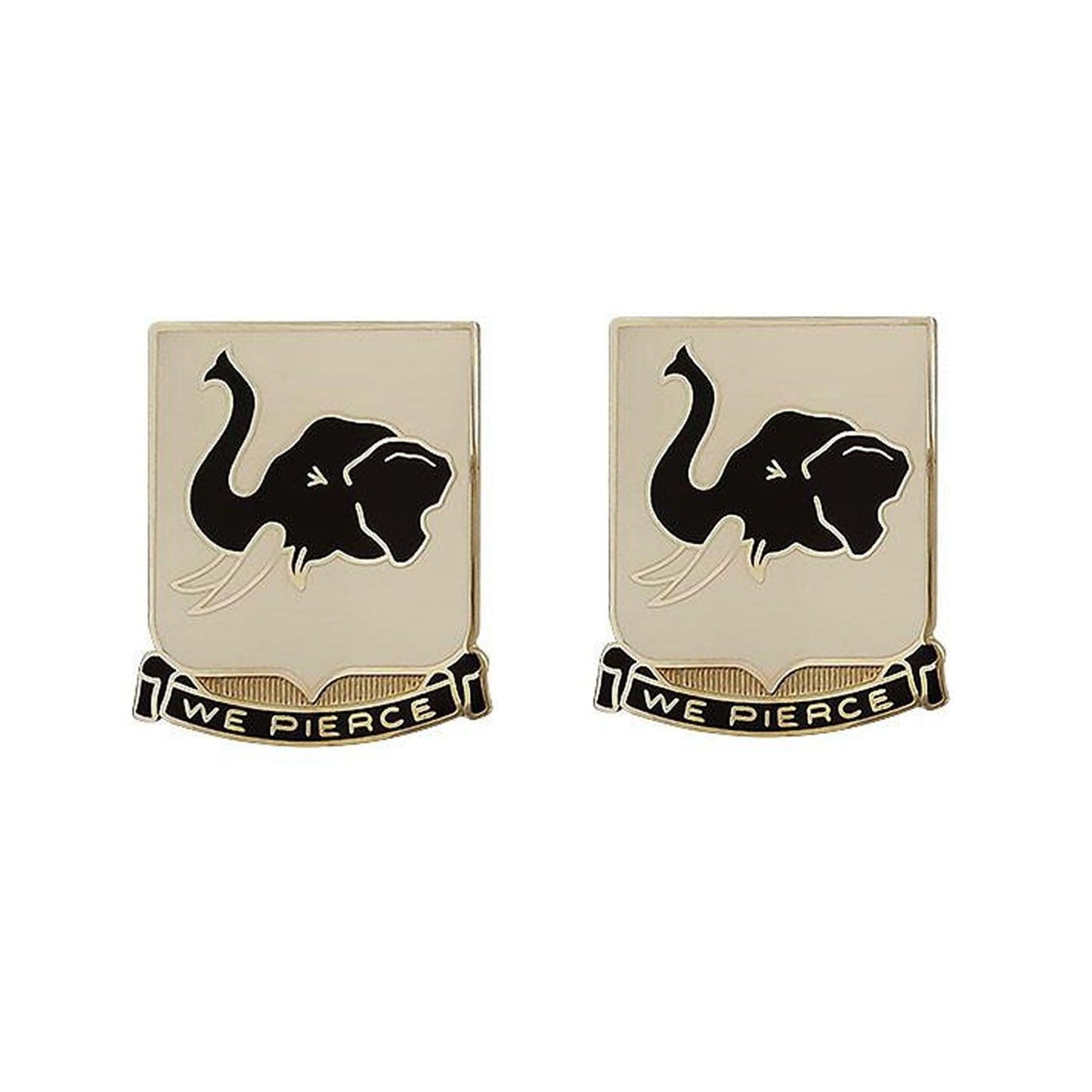 US Army 64th Armor Regiment Unit Crest (Pair) - Sta-Brite Insignia Inc.