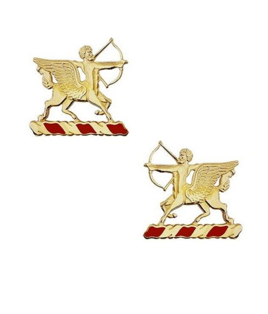 US Army 6th Field Artillery Unit Crest (Pair) - Sta-Brite Insignia INC.