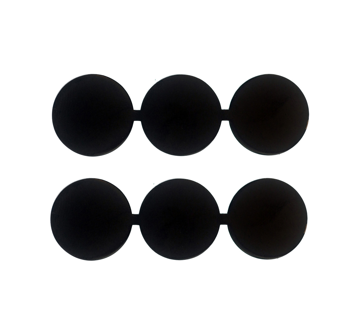 ROTC Captain STA-BRITE® (Black) Rank Pin-on (pair)