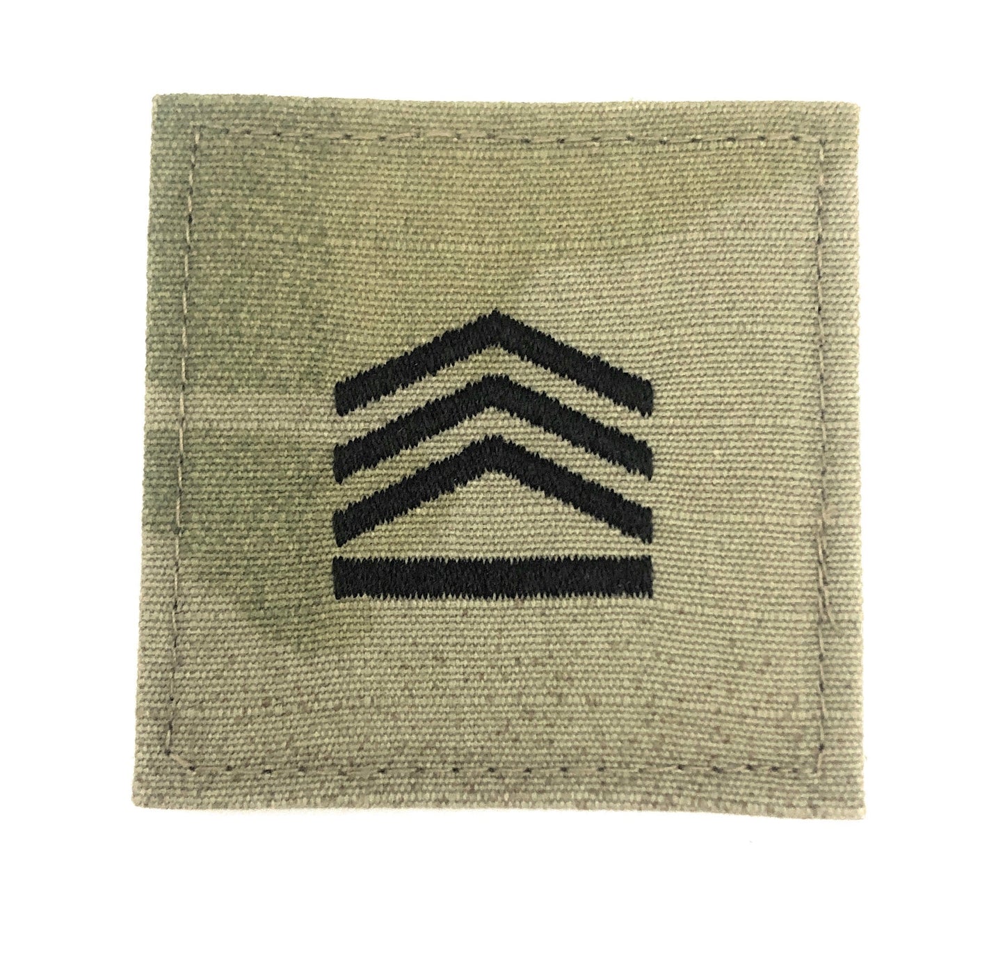 E6 ROTC Staff Sergeant OCP Rank with Hook Fastener