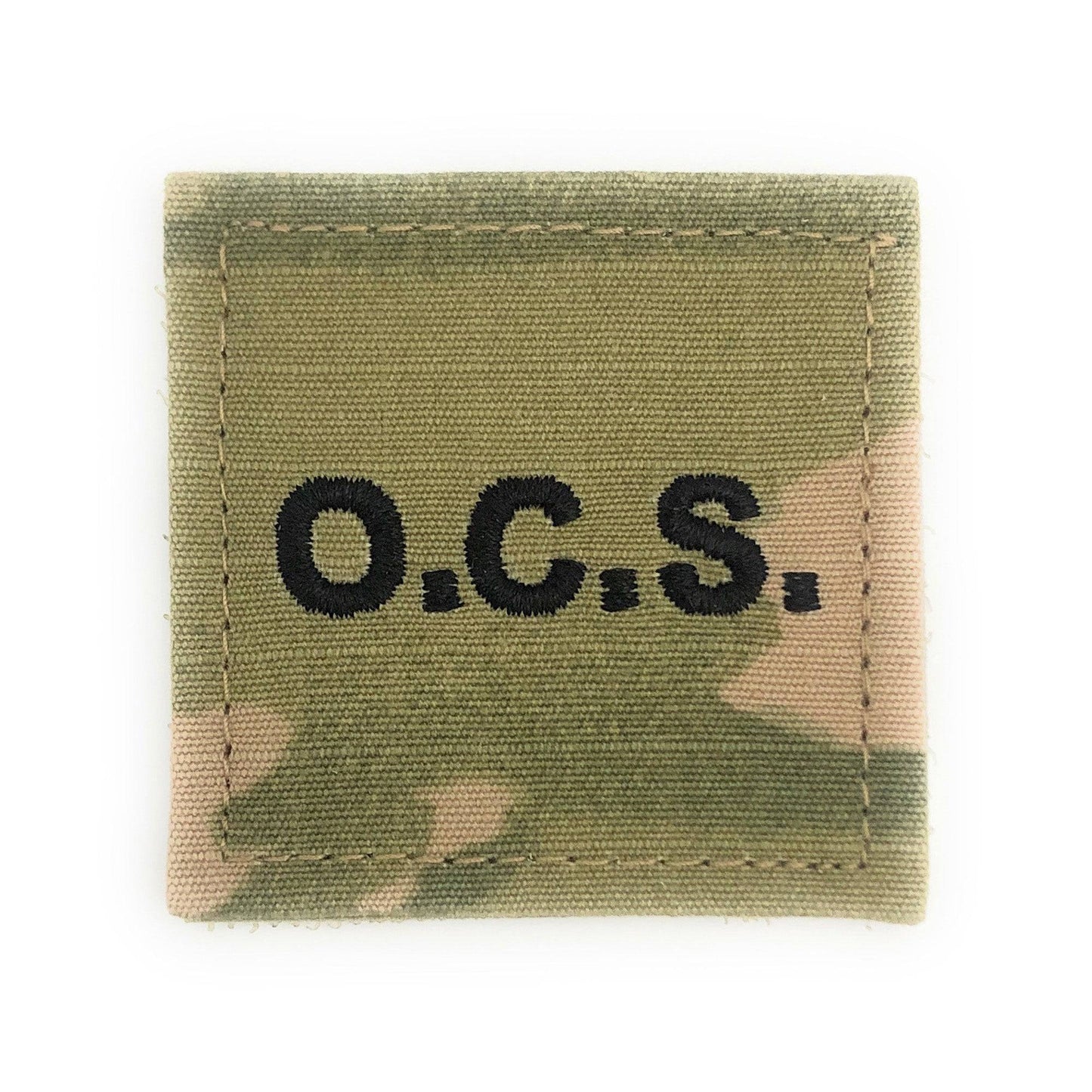 U.S. Army OCS Officer Candidate School Black Letters OCP with Hook Fastener - Sta-Brite Insignia Inc.