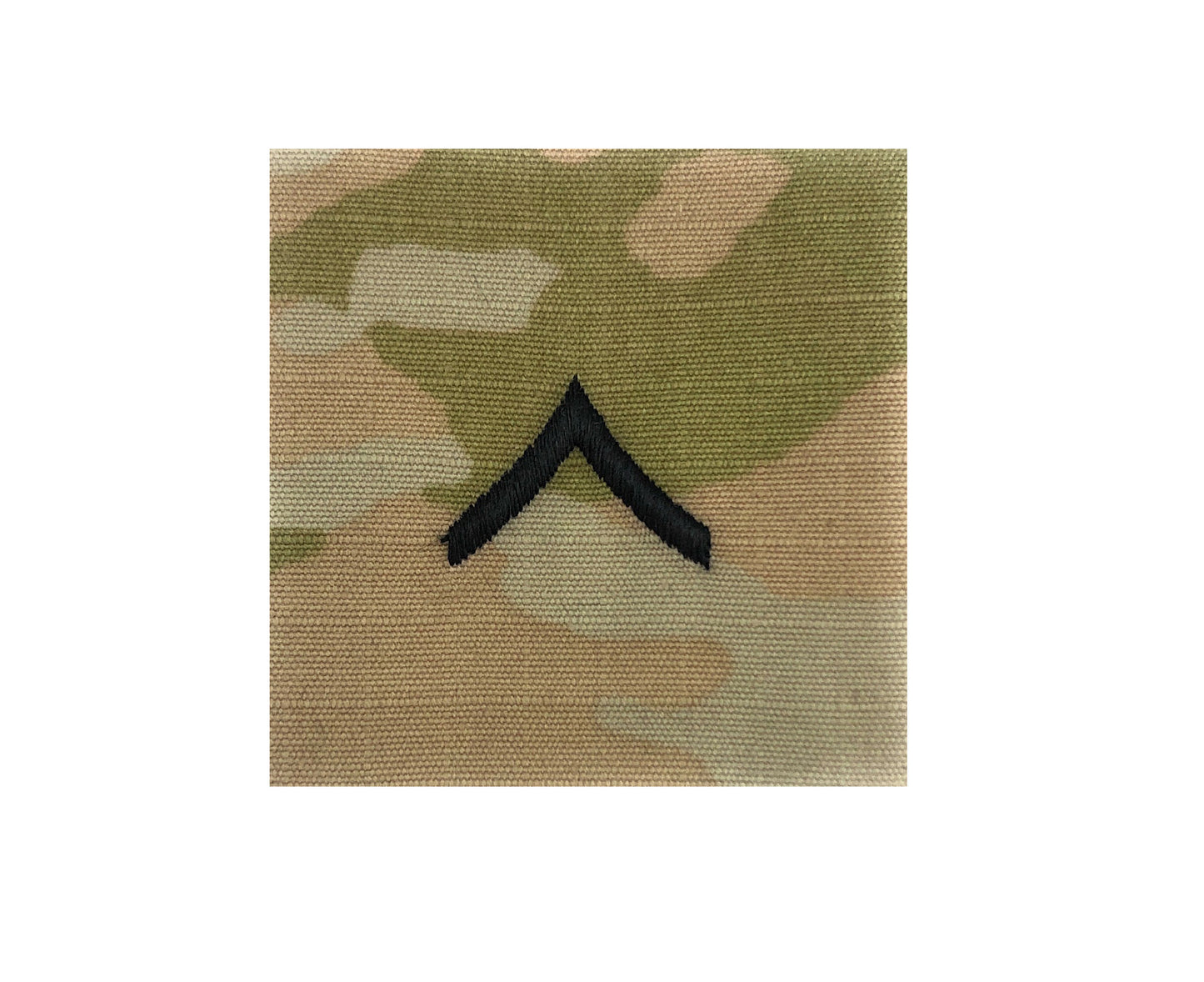 U.S. Army E2 Private OCP 2x2 Sew-On Rank For Shirt,Jacket,Coat - Sta-Brite Insignia Inc.