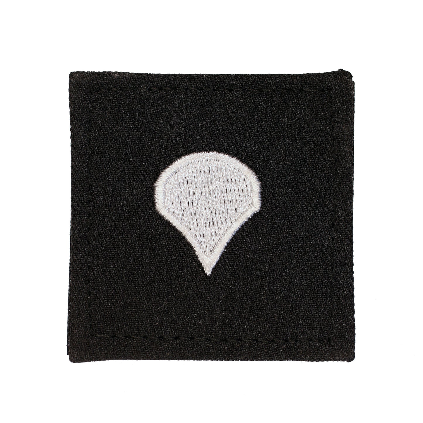 Army Spec4 2x2 Black with Hook Fastener - Sta-Brite Insignia Inc.