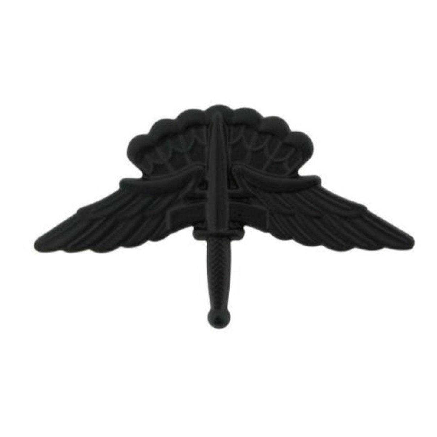 U.S. Army Military Free Fall Parachutist (Halo) Basic STA-BRITE® BLACK Metal Pin-on Badge - Sta-Brite Insignia Inc.