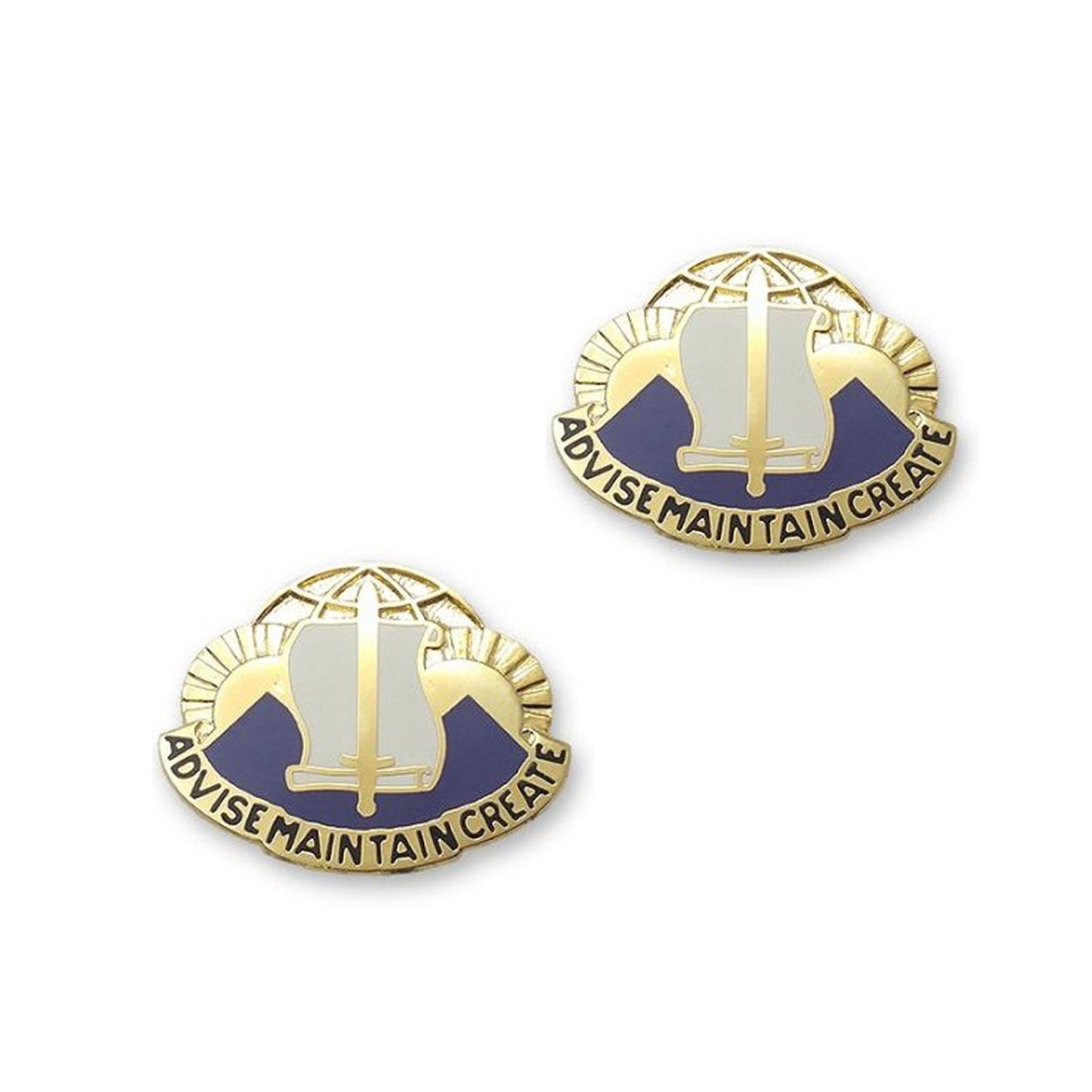 U.S. Army 96th Civil Affairs Unit Crest (pair) - Sta-Brite Insignia Inc.