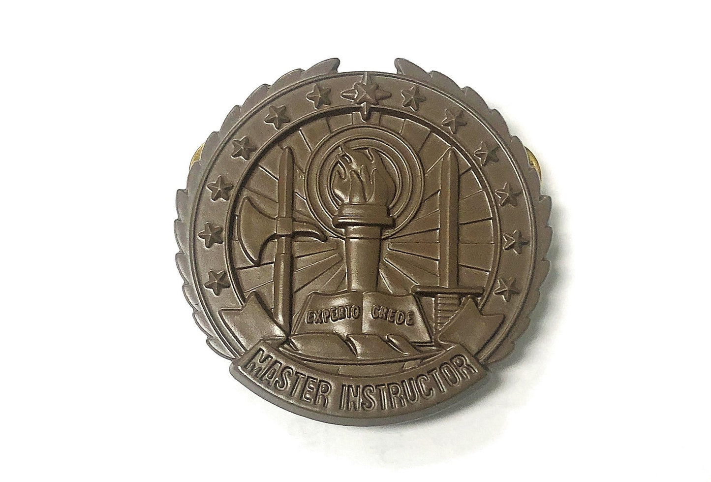 U.S. Army Instructor Master Badge sub blk (Brown) - Sta-Brite Insignia Inc.