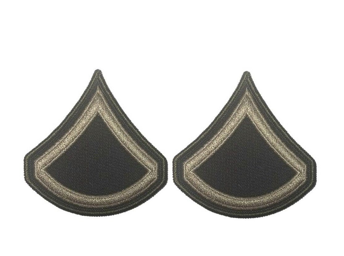 U.S. Army AGSU E-3 Private 1st Class Chevron Sew-on Rank (Female) - Sta-Brite Insignia Inc.