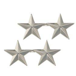 US Navy/Coast Guard O8 Rear Admiral (two stars) STA-BRITE® Pin-on - Sta-Brite Insignia Inc.