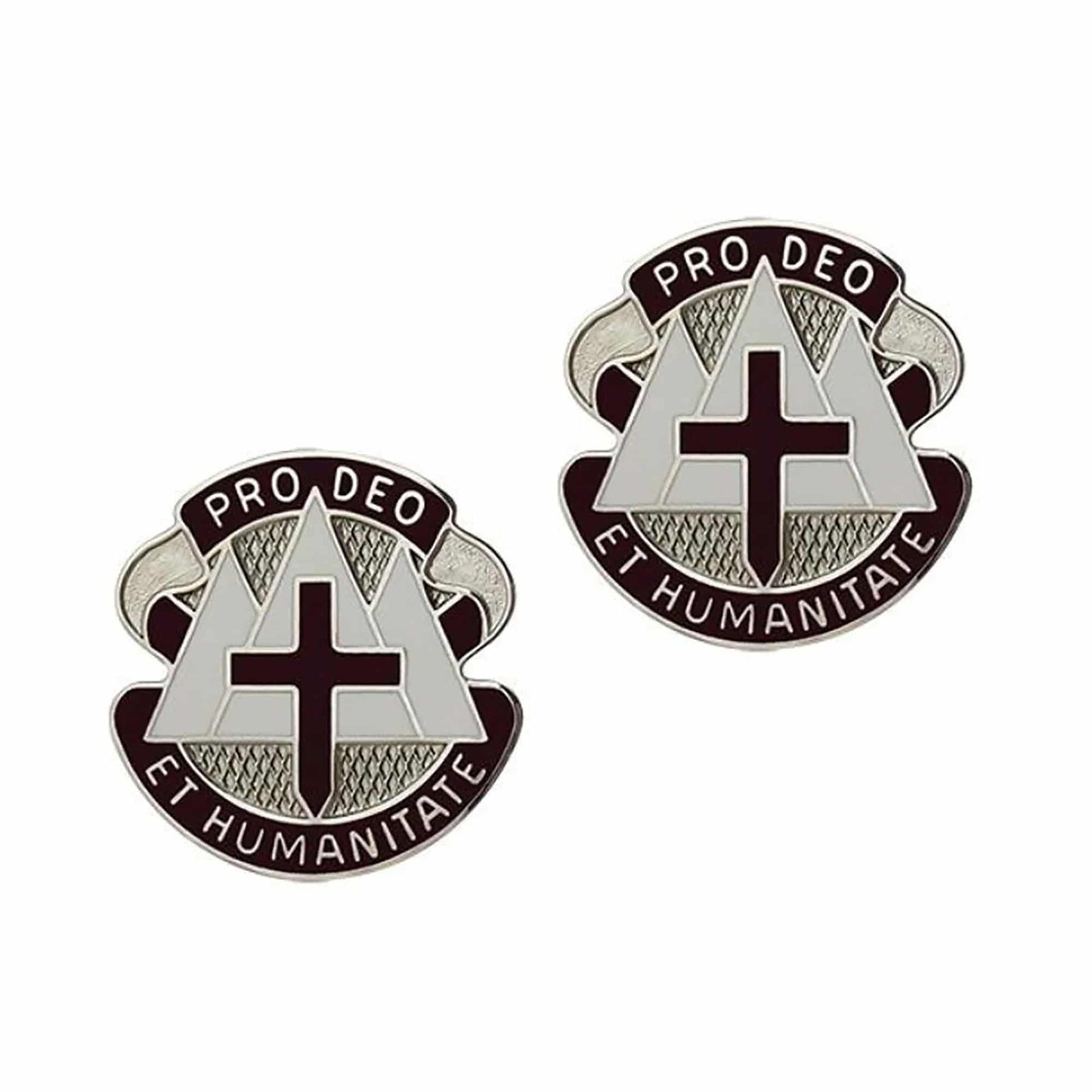 U.S. Army MEDDAC Fort Carson Unit Crest (pair) - Sta-Brite Insignia Inc.