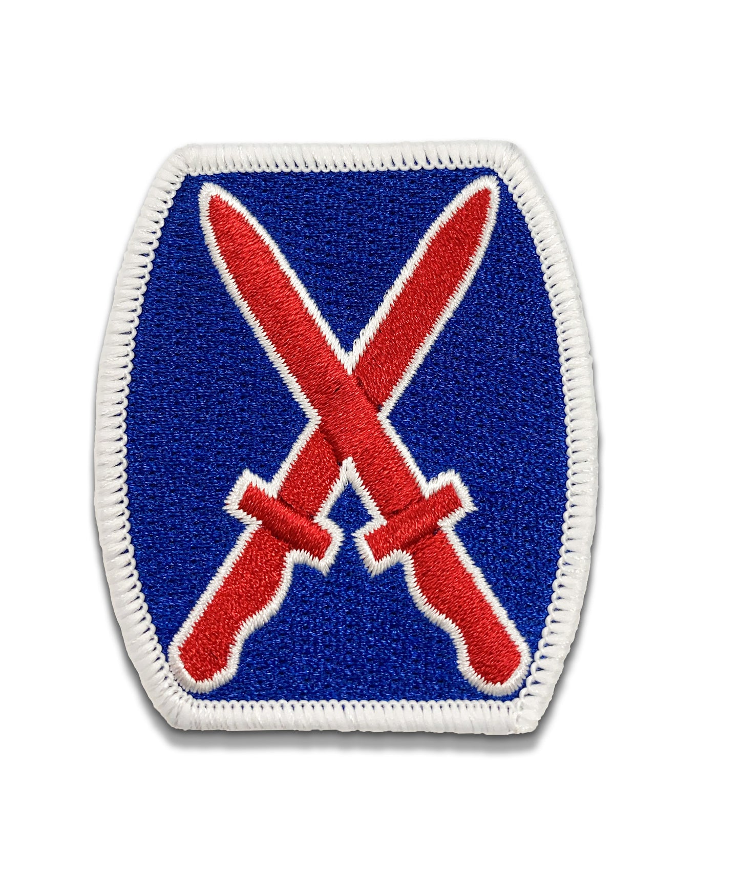 U.S. Army 10th Mountain Division SEW ON AGSU Color Patch (each) - Sta-Brite Insignia Inc.