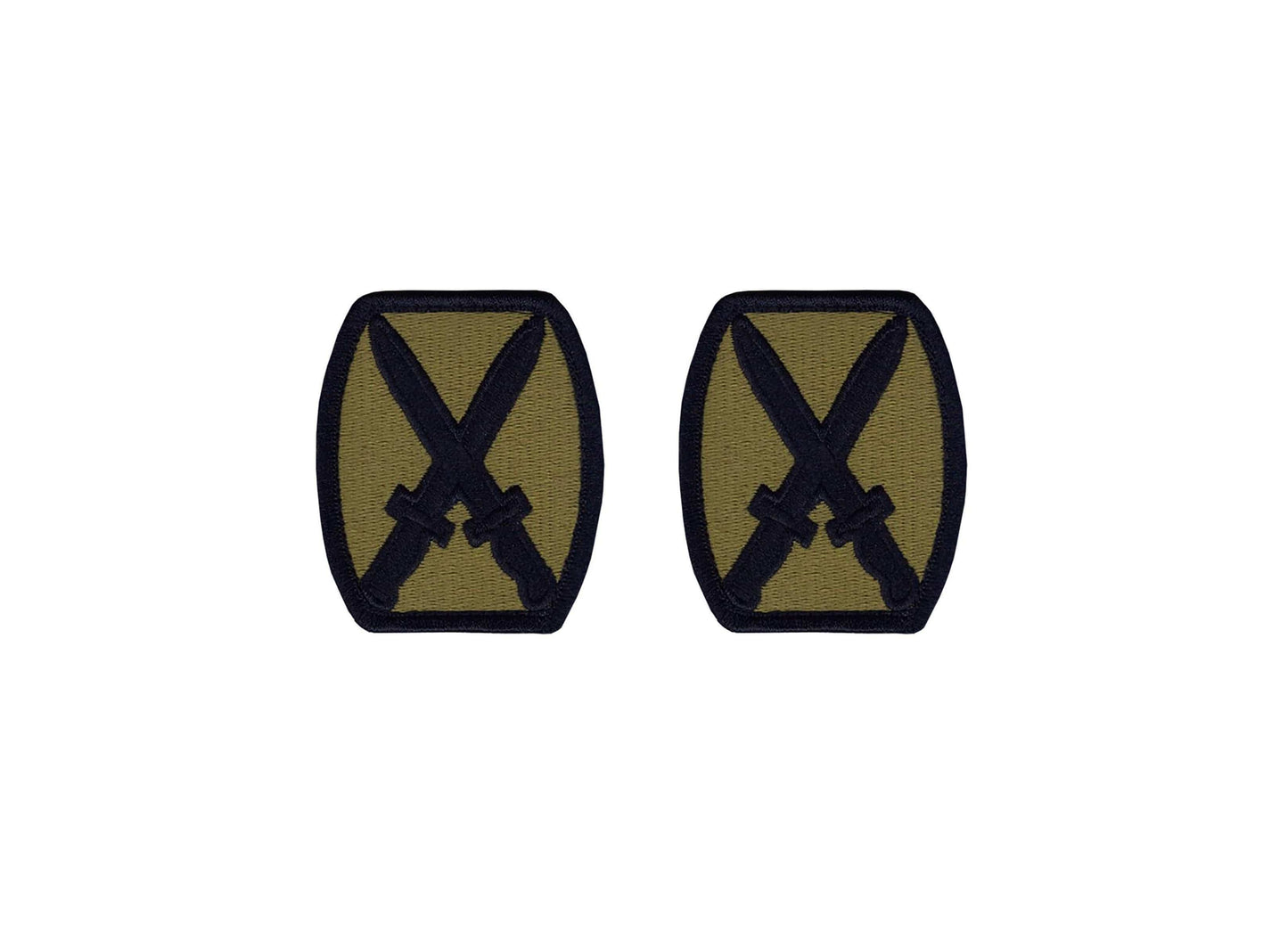 U.S. Army 10th Mountain Division OCP Patch with Hook Fastener (pair) - Sta-Brite Insignia Inc.
