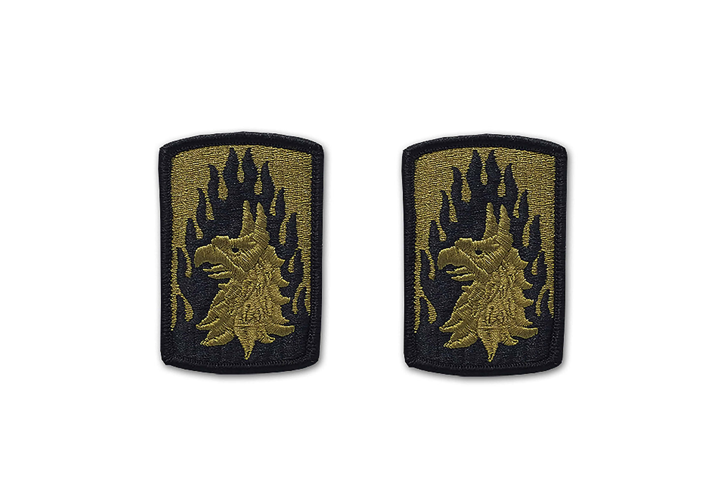 U.S. Army 12th Aviation Brigade OCP Patch with Hook Fastener (pair) - Sta-Brite Insignia Inc.