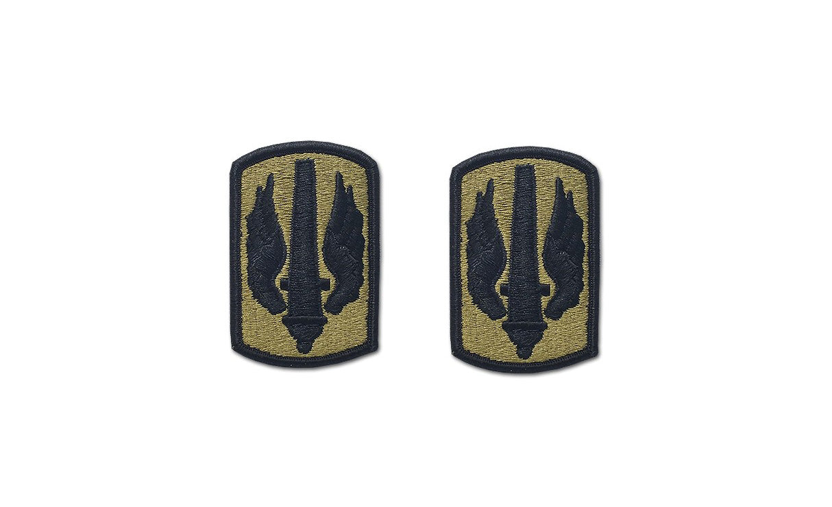 U.S. Army 18th Field Artillery (Fire Brigade) OCP Patch with Hook Fastener (pair) - Sta-Brite Insignia Inc.