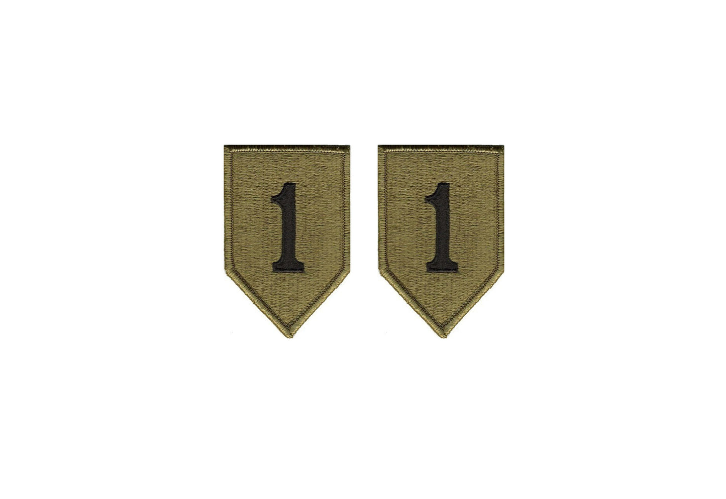 U.S. Army 1st Infantry Division OCP Patch with Hook Fastener (pair) - Sta-Brite Insignia Inc.