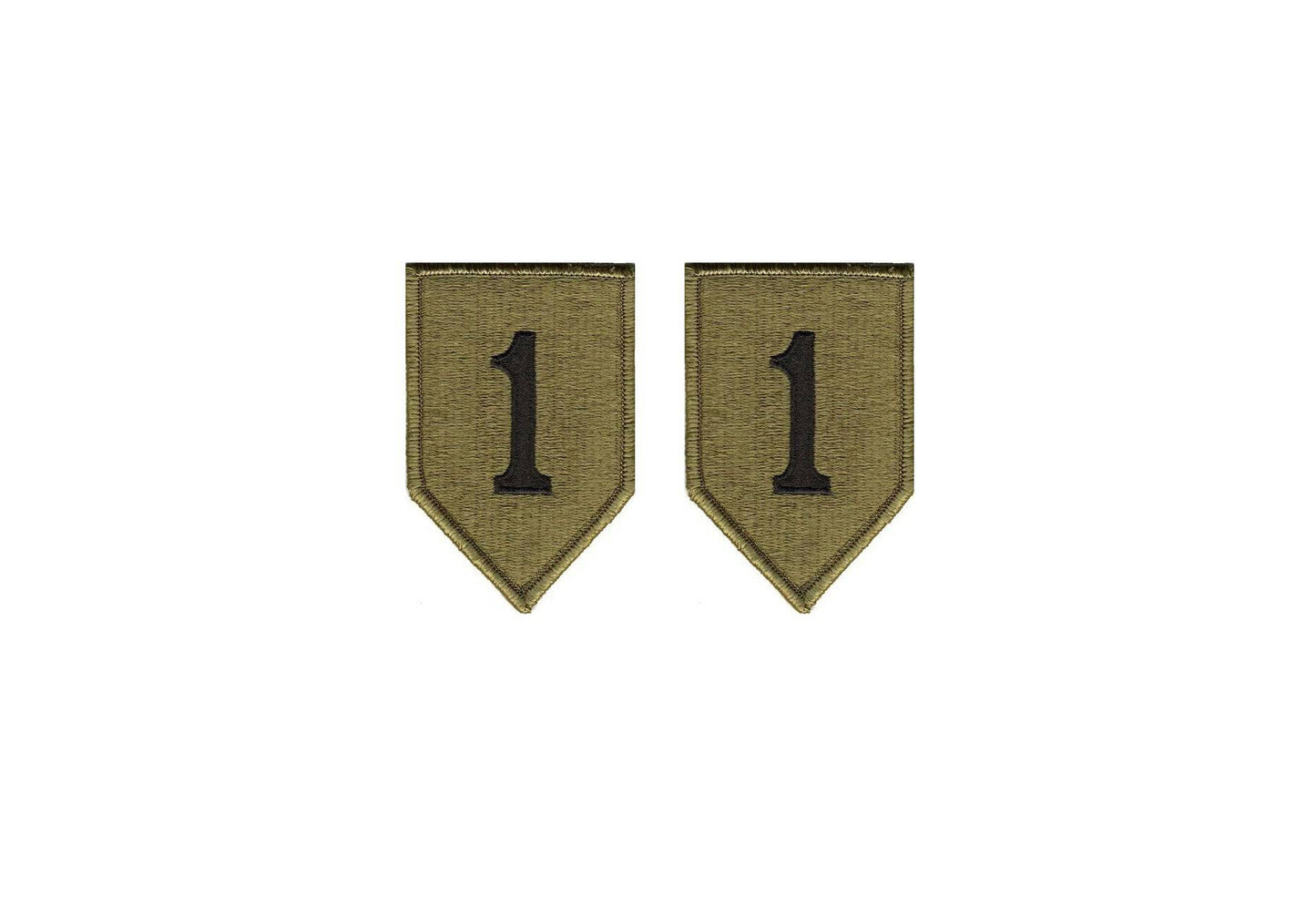 U.S. Army 1st Infantry Division OCP Patch with Hook Fastener (pair) - Sta-Brite Insignia Inc.
