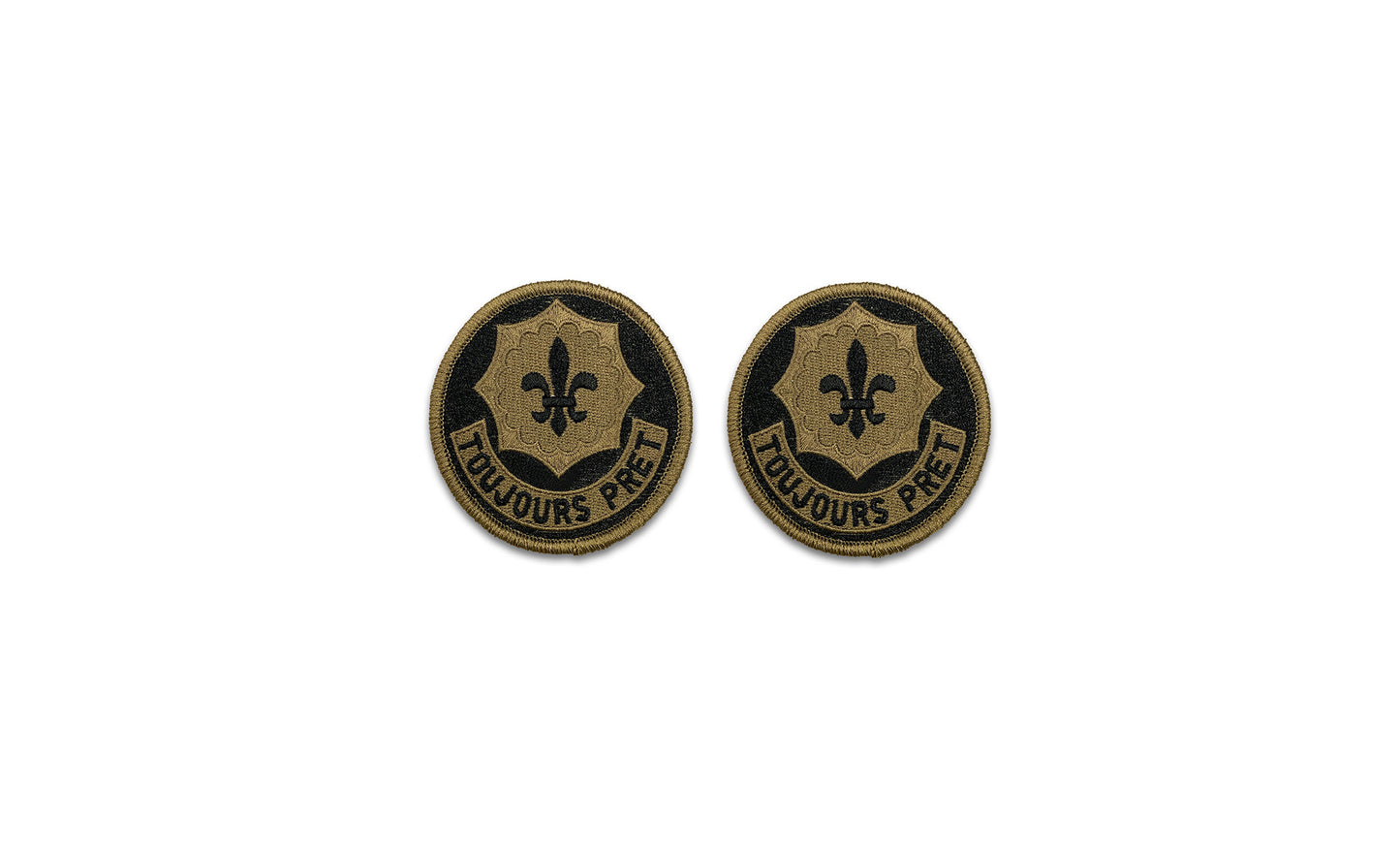 U.S. Army 2nd Armored Cavalry Regiment OCP Patch with Hook Fastener (pair)