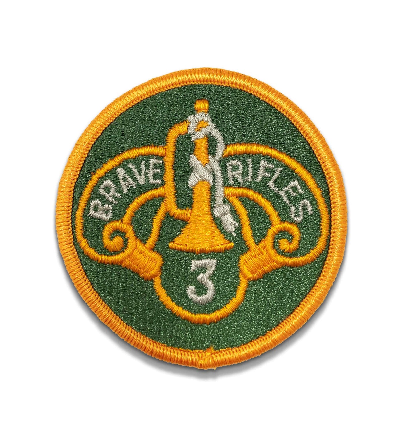 U.S. Army 3rd Armored Cavalry Regiment (Brave Rifles 3) SEW ON AGSU Color Patch (each) - Sta-Brite Insignia Inc.