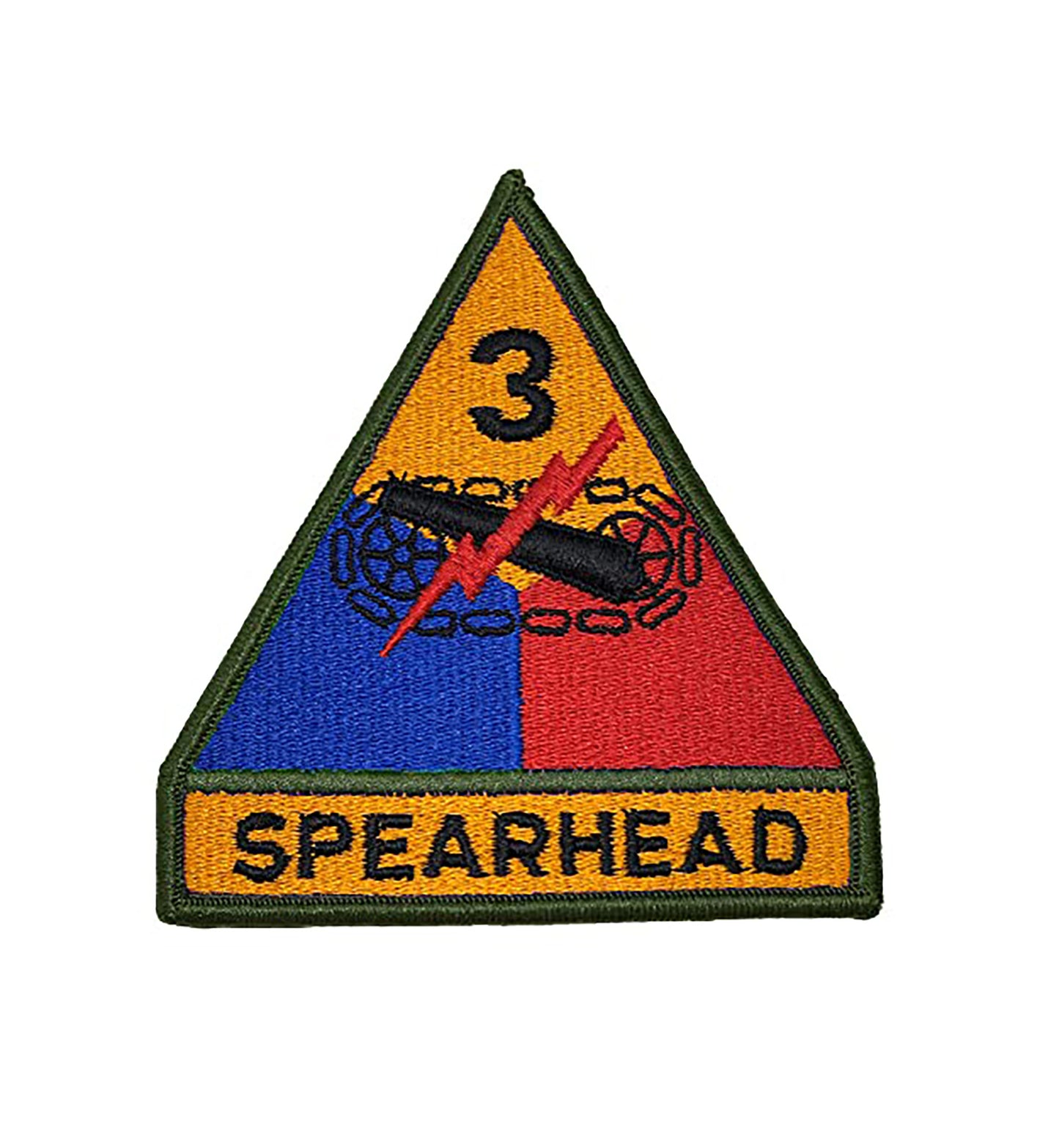3rd Armor "Spearhead" SEW ON AGSU Color Patch (each) - Sta-Brite Insignia Inc.