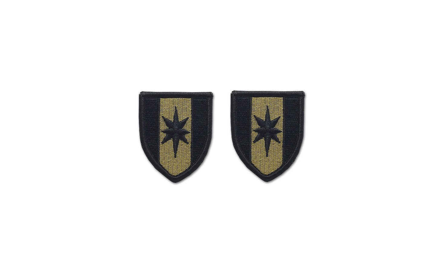 U.S. Army 44th Medical Brigade OCP Patch with Hook Fastener (pair) - Sta-Brite Insignia Inc.