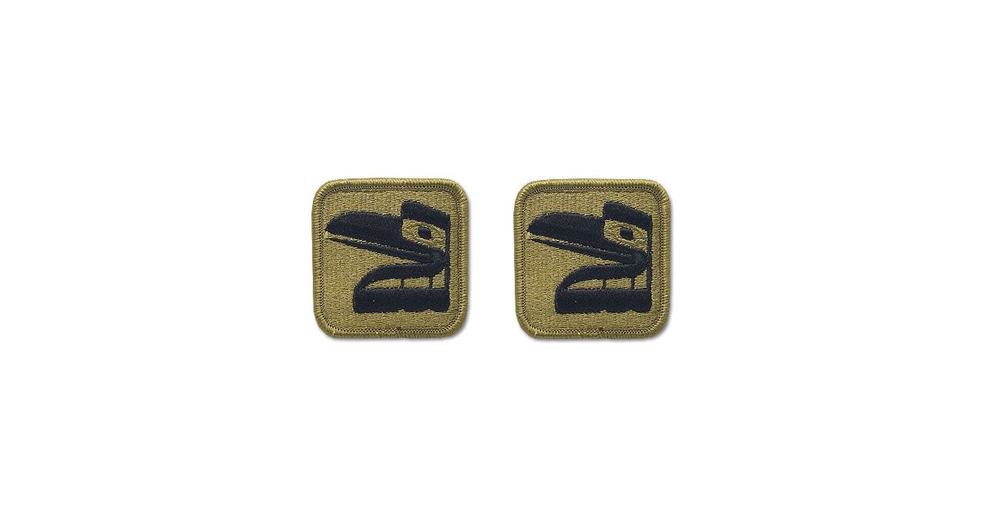 U.S. Army 81st Brigade OCP Patch with Hook Fastener (pair) - Sta-Brite Insignia Inc.