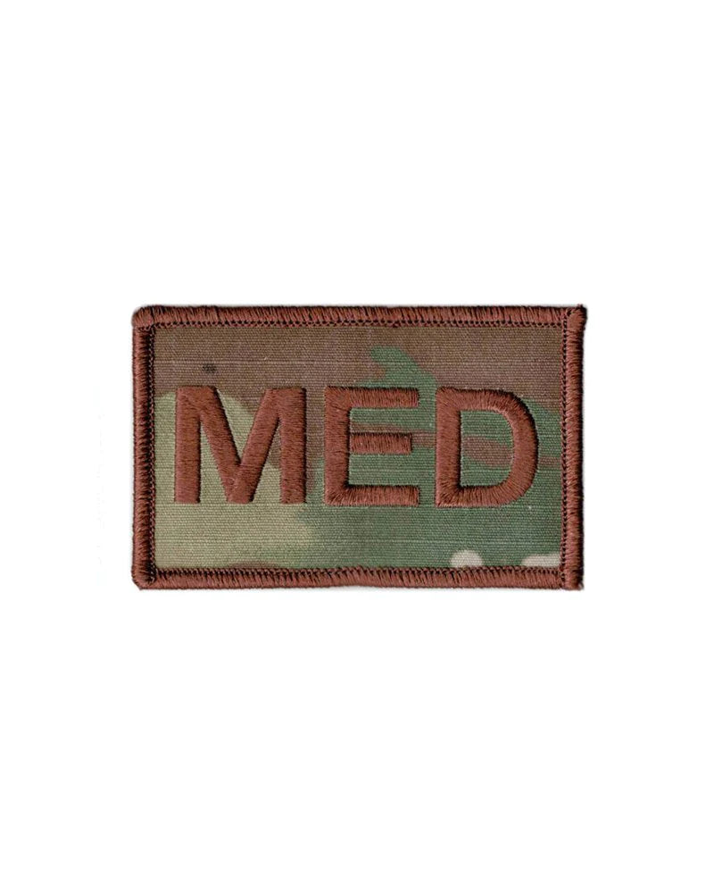 A.F. MED Brassard (OCP Camo W/Spice Brown Border) OCP Patch W/ Hook Fastener - Sta-Brite Insignia Inc.