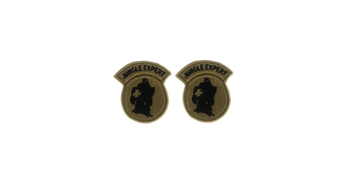 US Army Jungle Expert OCP Patch with Hook Fastener (pair) - Sta-Brite Insignia Inc.