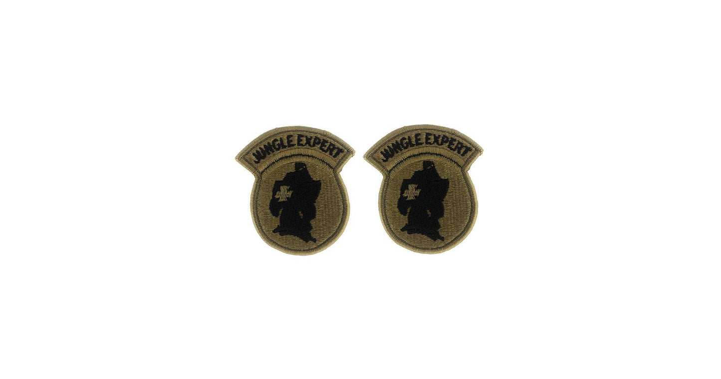 US Army Jungle Expert OCP Patch with Hook Fastener (pair) - Sta-Brite Insignia Inc.