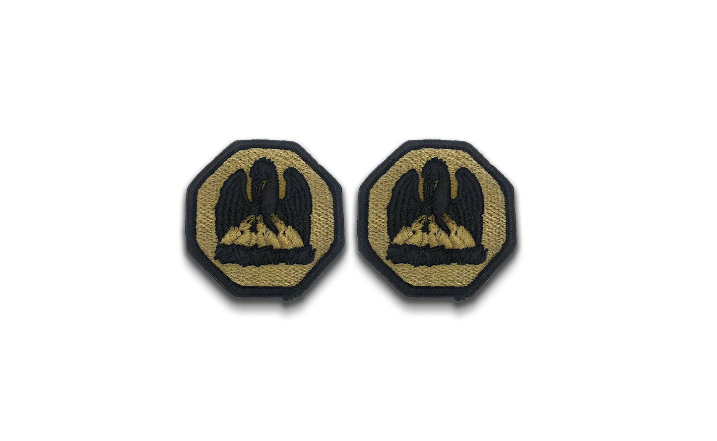 U.S. Army Louisiana National Guard OCP Patch with Hook Fastener (pair) - Sta-Brite Insignia Inc.