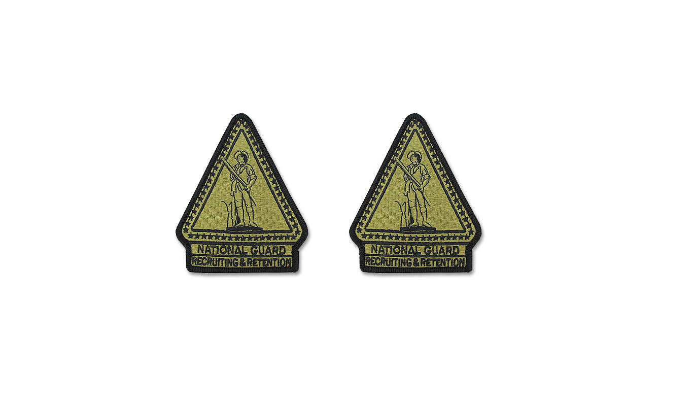 U.S. Army National Guard Recruiting and Retention OCP Patch with Hook Fastener (pair) - Sta-Brite Insignia Inc.
