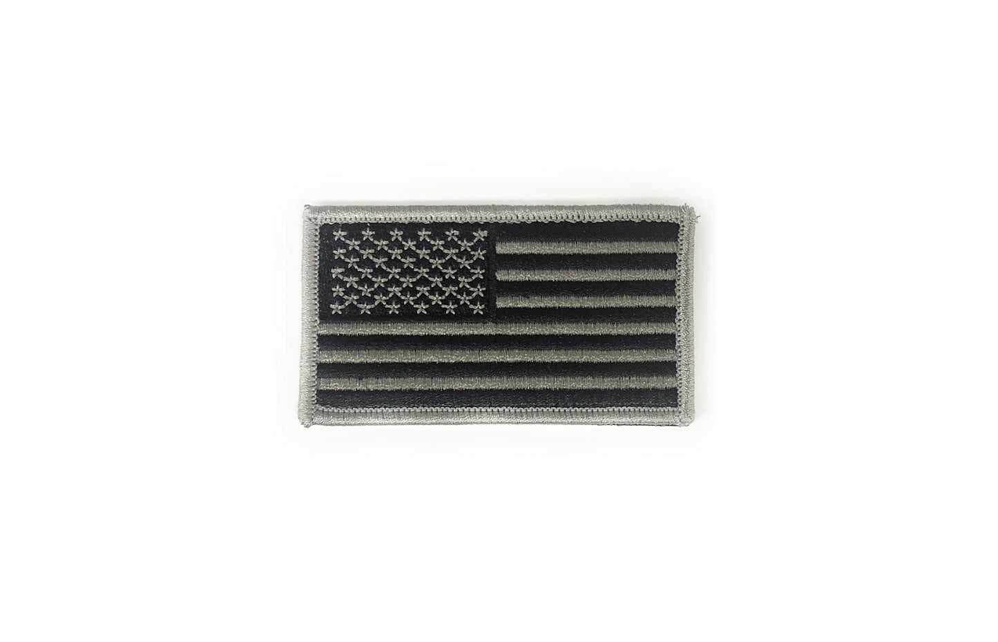 U.S. Flag Tactical Gray and Black Sew-on Patch - Sta-Brite Insignia Inc.