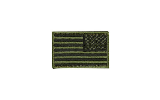 Reverse Olive Drab U.S. Flag With Hook Fastener - Sta-Brite Insignia Inc.