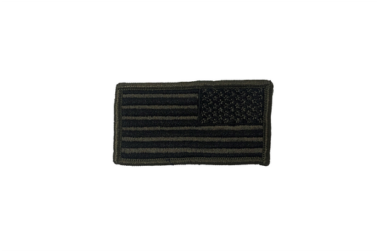 U.S. Flag Reverse Olive Drab OD Subdued Sew-on Patch - Sta-Brite Insignia Inc.