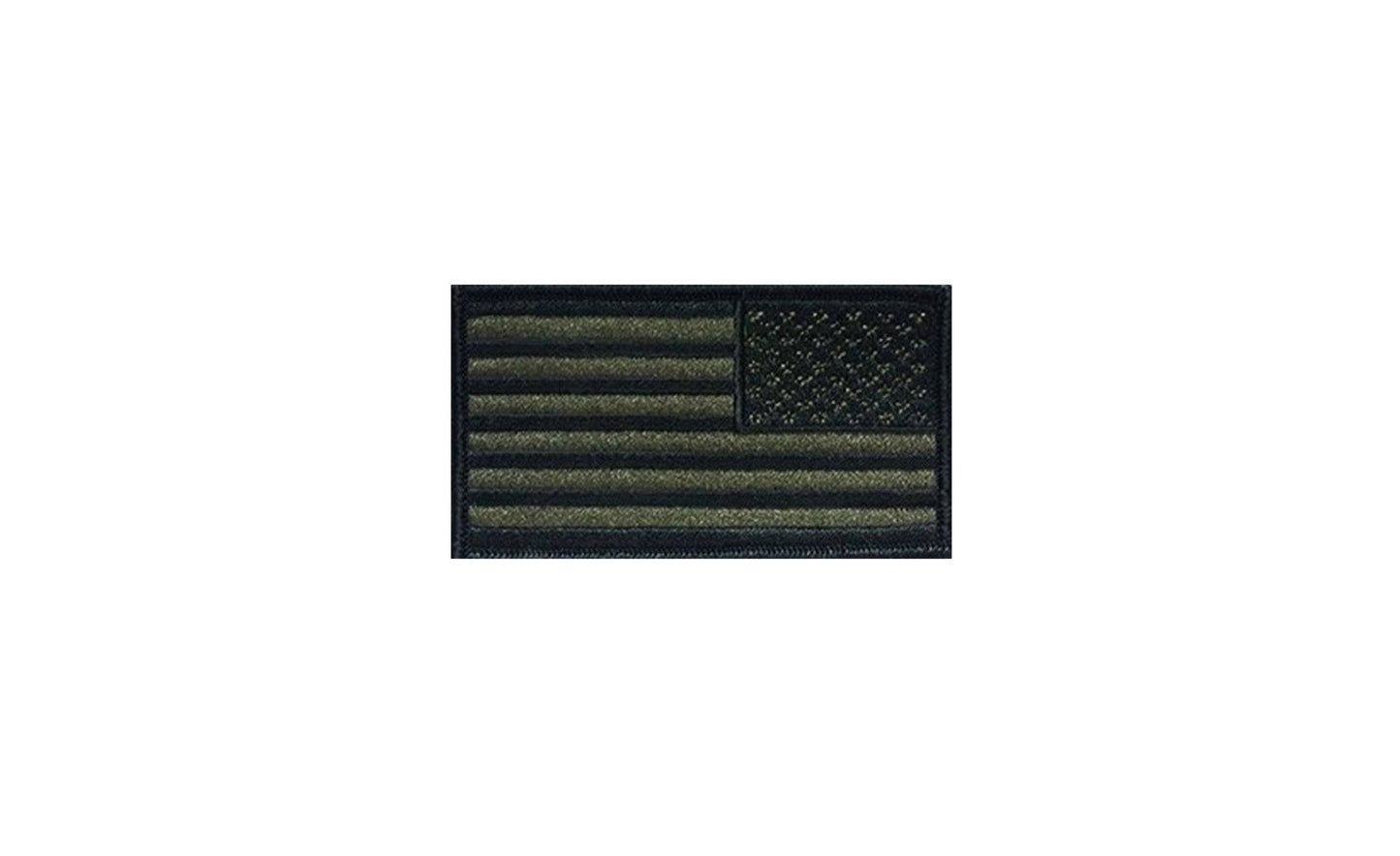 U.S. Flag Reverse Olive Drab OD Subdued with Black Border Sew-on Patch - Sta-Brite Insignia Inc.