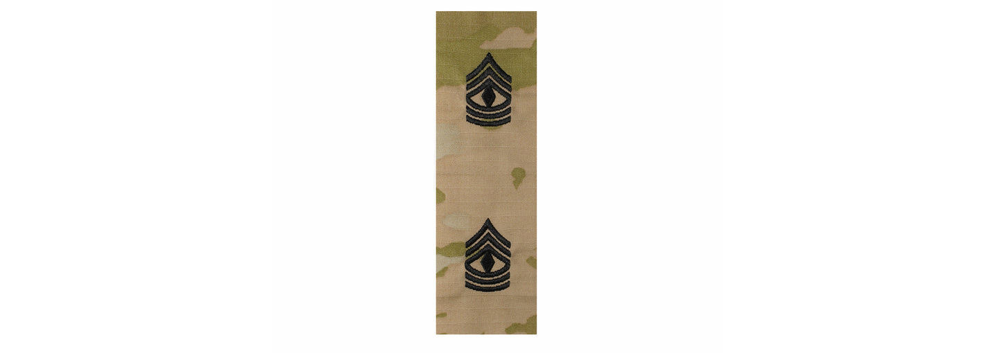 US Army E8 First Sergeant OCP Sew-on for Cap “Only” (pair) - Sta-Brite Insignia Inc.
