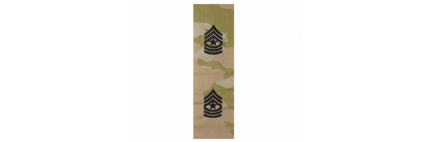 US Army E9 Sergeant Major OCP Sew-on for Cap “Only” (pair) - Sta-Brite Insignia Inc.