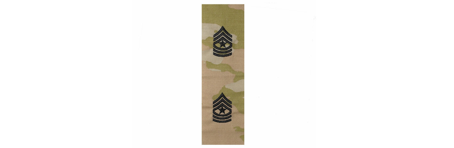 US Army E9 Sergeant Major OCP Sew-on for Cap “Only” (pair) - Sta-Brite Insignia Inc.