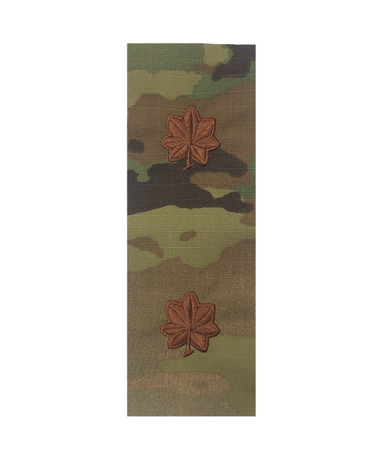 U.S. Air Force O4 Major OCP Spice Brown Sew-on Rank For Cap “Only”. - Sta-Brite Insignia Inc.