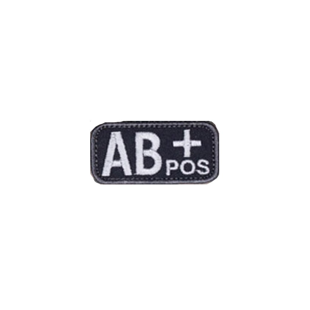 US Army AB+ Blood Type Tactical/Police Patch with Hook Fastener - Sta-Brite Insignia INC.