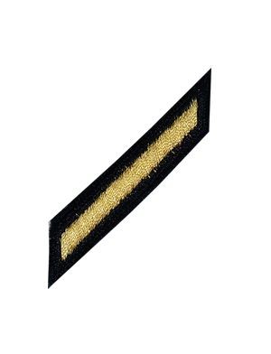 US Army Gold on Blue Female Hashmark - Sta-Brite Insignia INC.