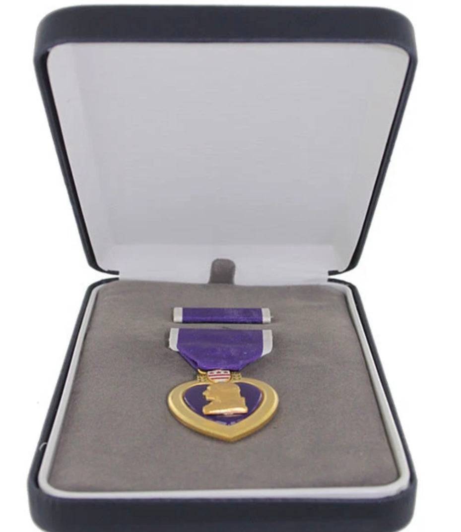 Purple Heart Medal-Ribbon Presentation Set (Sta-Brite) - Sta-Brite Insignia Inc.